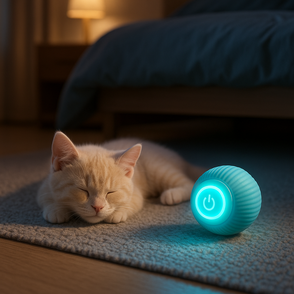 Smart Cat Ball – Silent, Rechargeable & Durable