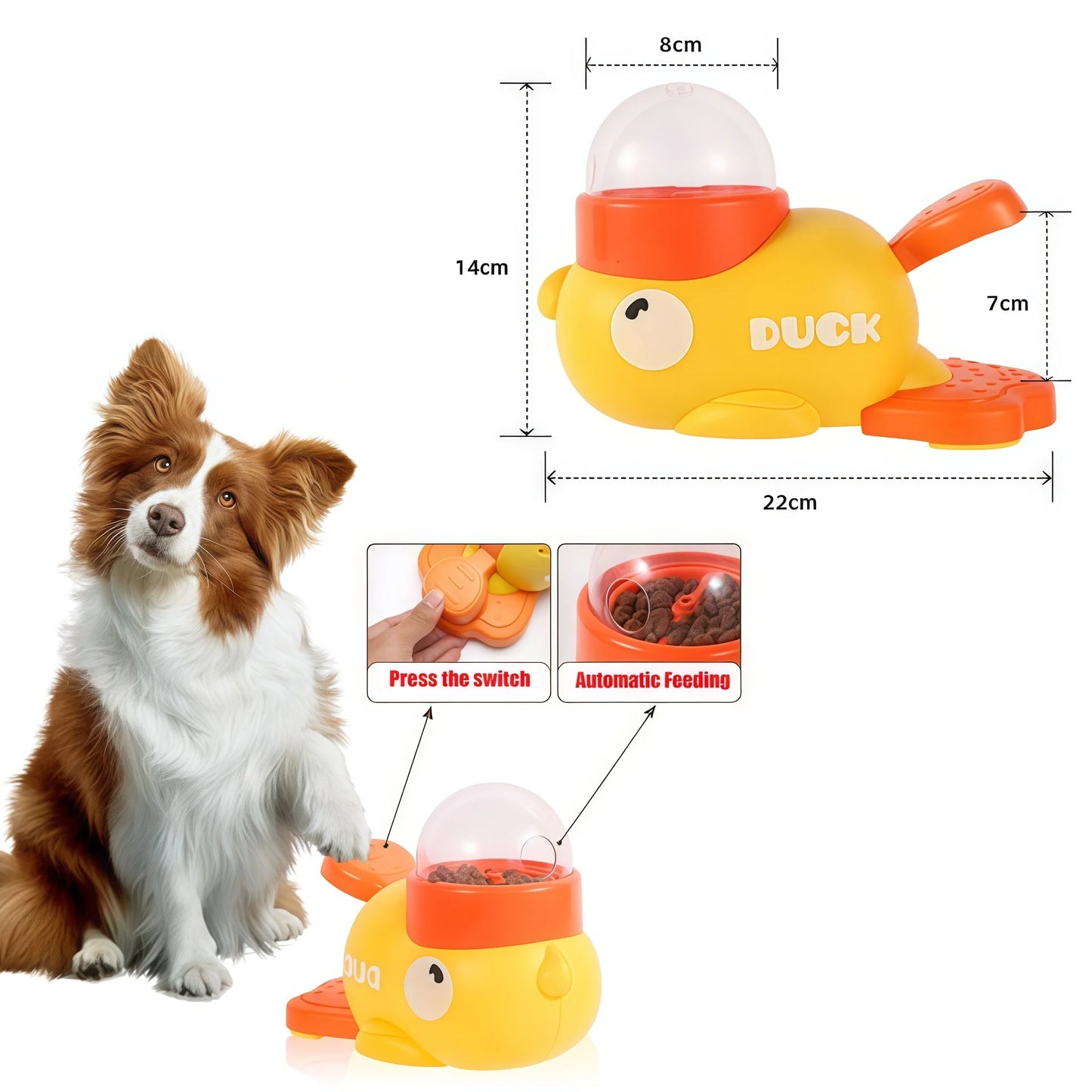 Interactive Duck Feeder Toy – Mental Stimulation