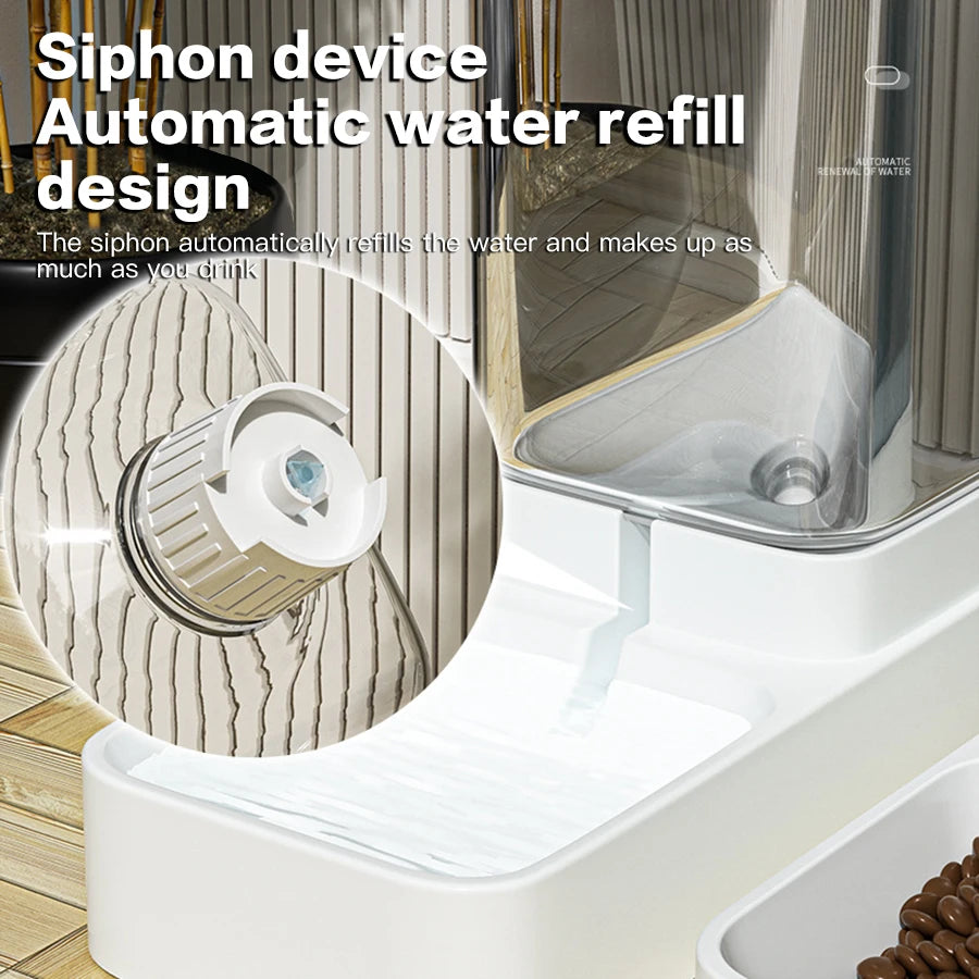 2 in 1 Automatic Cat Feeder
