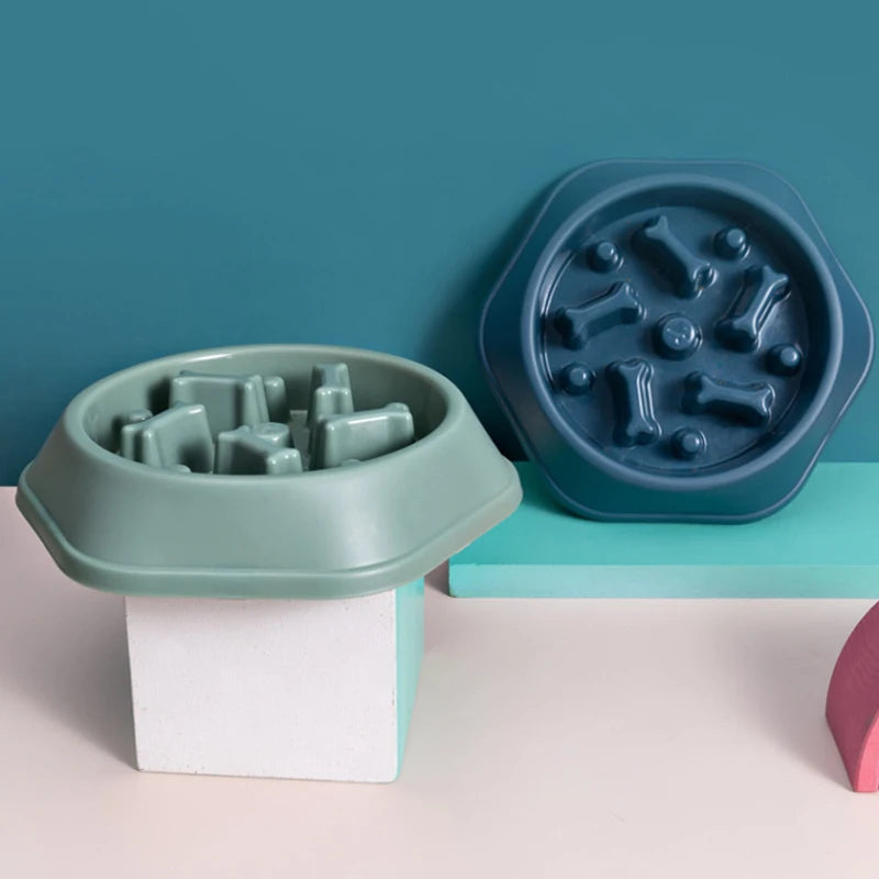 Pet Slow Feeder Bowl – Anti-Choking & Anti-Gulping