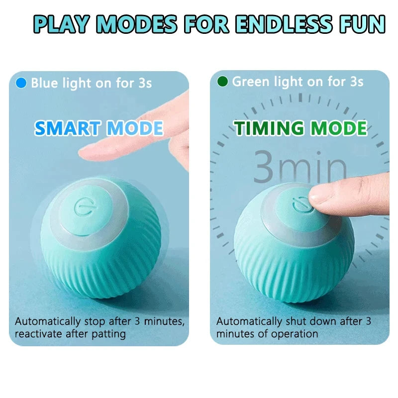 Smart Cat Ball – Silent, Rechargeable & Durable