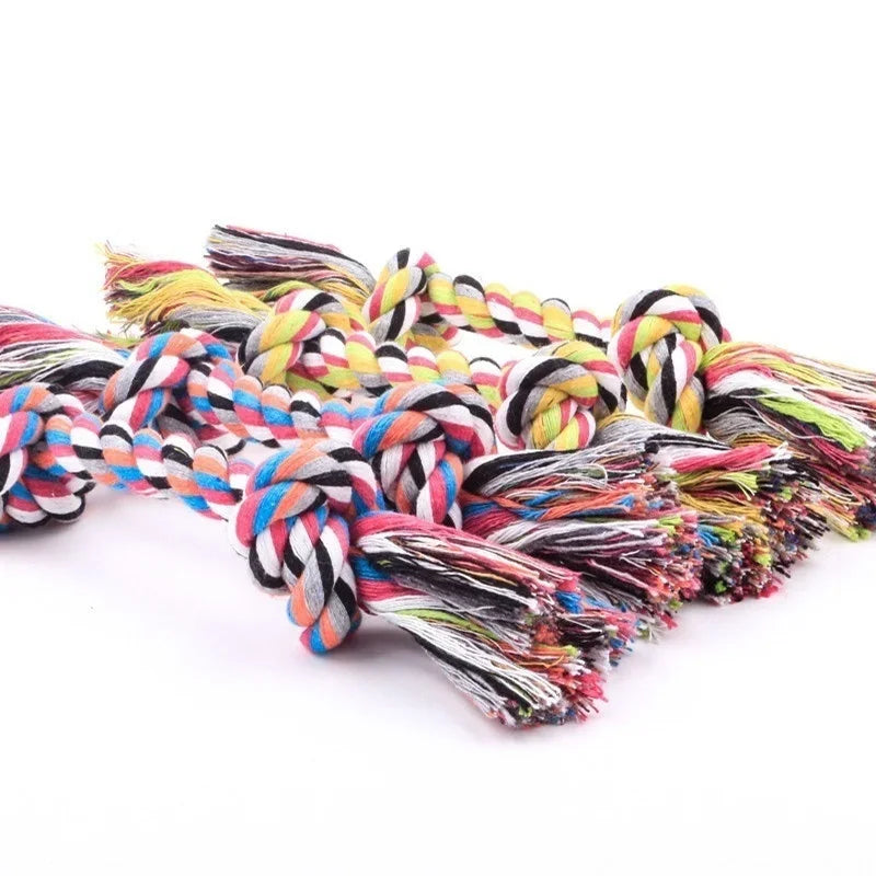 Colorful Dog Rope Toy – Durable Chew & Teething