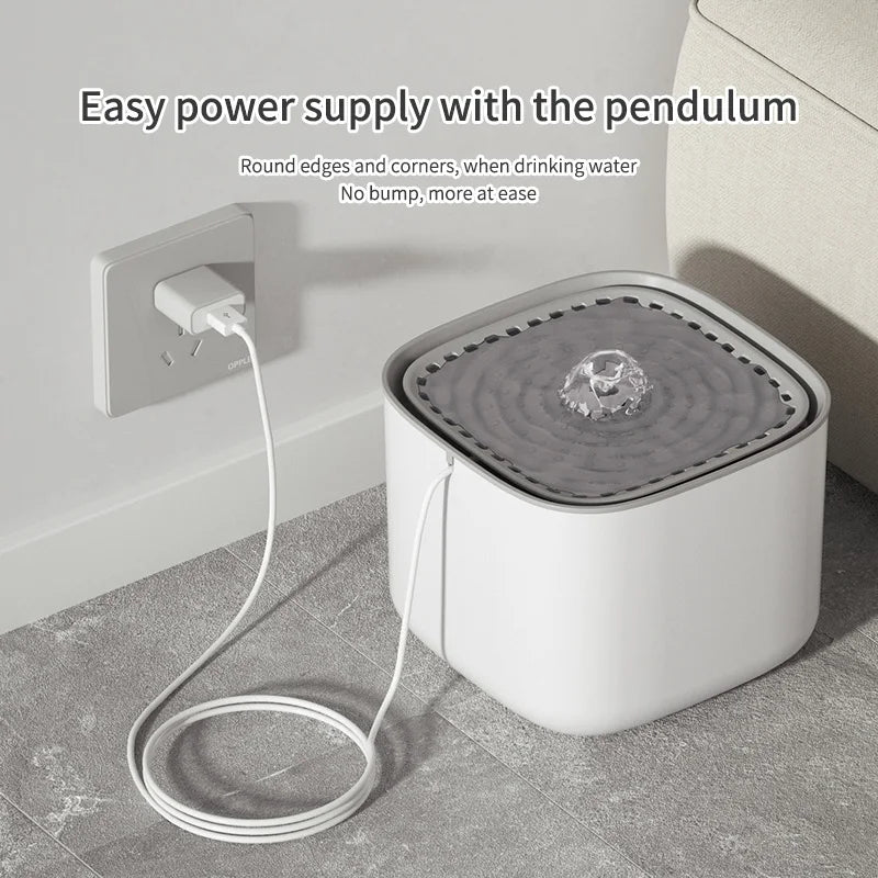 Filtered Pet Drinking Fountain 3L – Fresh Water