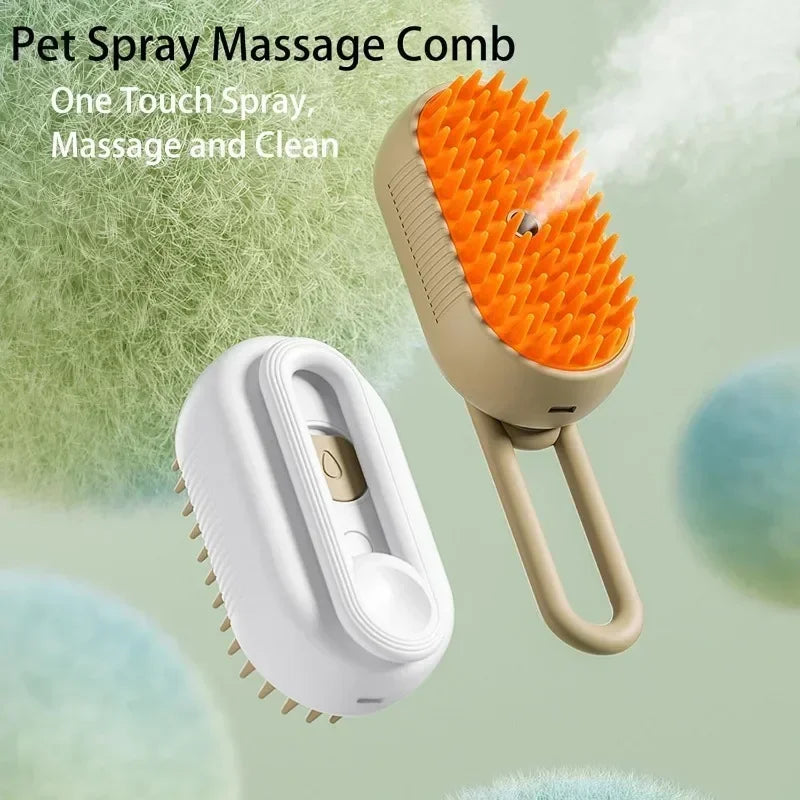 Pet Grooming Spray & Massage Comb