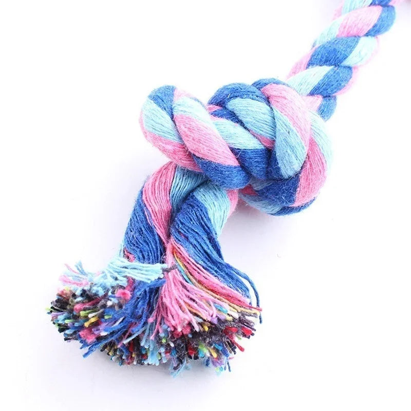Colorful Dog Rope Toy – Durable Chew & Teething