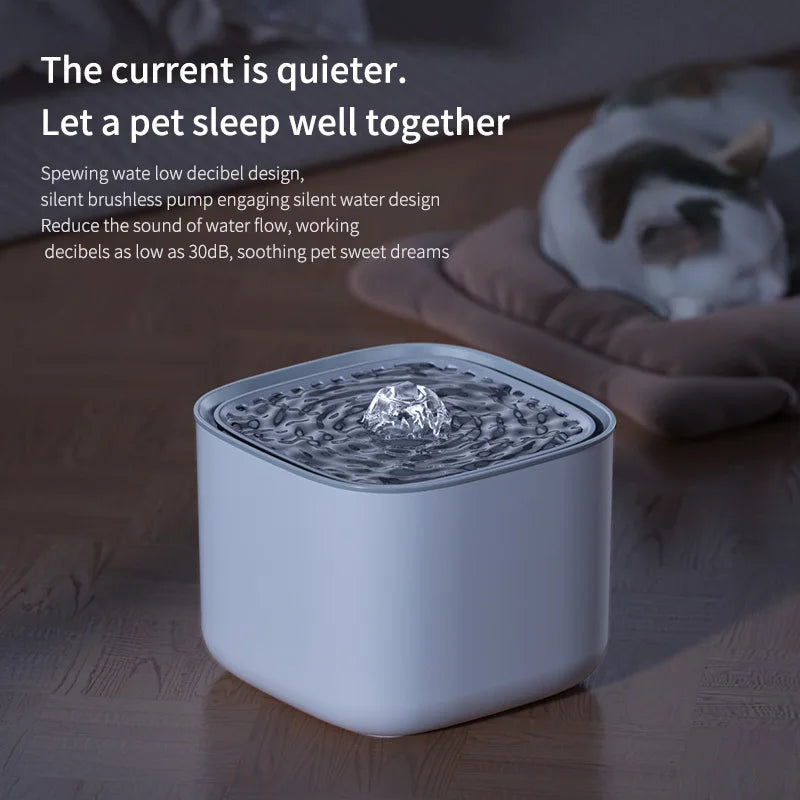 Filtered Pet Drinking Fountain 3L – Fresh Water