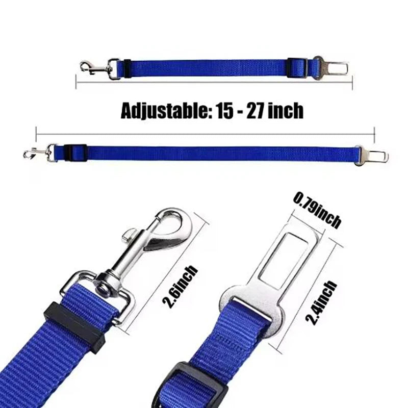 Dog Car Seat Belt – Adjustable Safety Harness