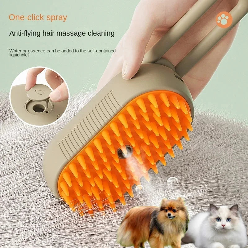 Pet Grooming Spray & Massage Comb