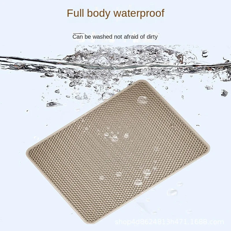 Large Cat Litter Mat – Double Layer & Waterproof