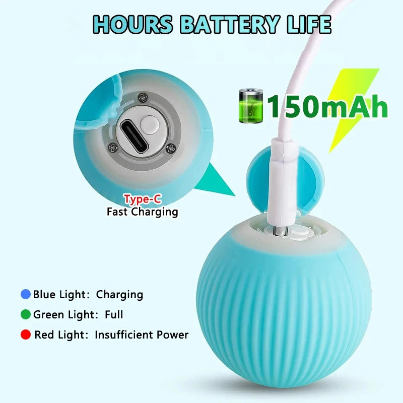 Smart Cat Ball – Silent, Rechargeable & Durable