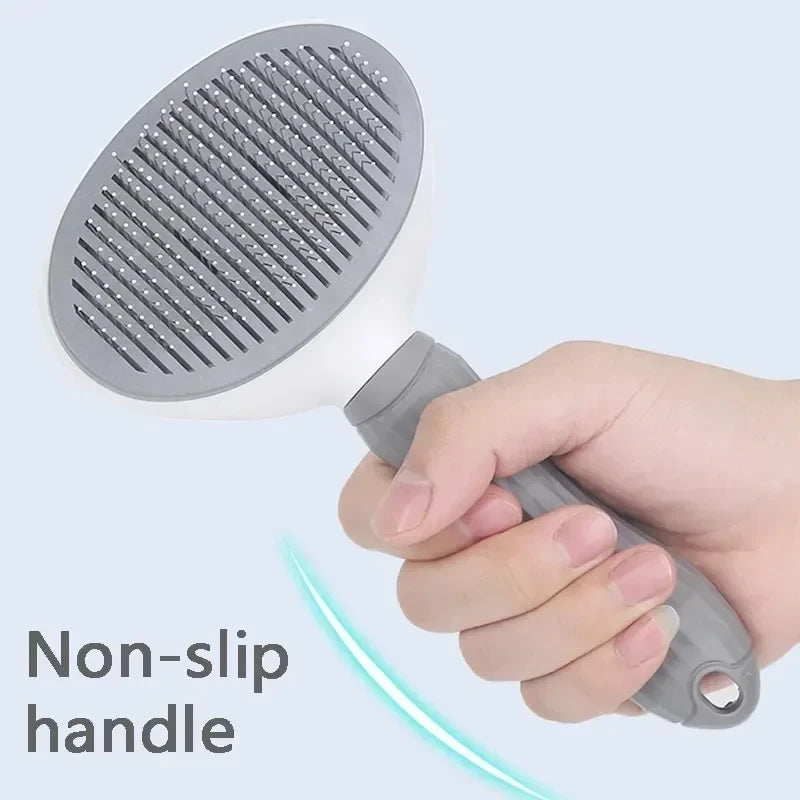 Self-Cleaning Pet Brush – Hair Remover for Dogs & Cats