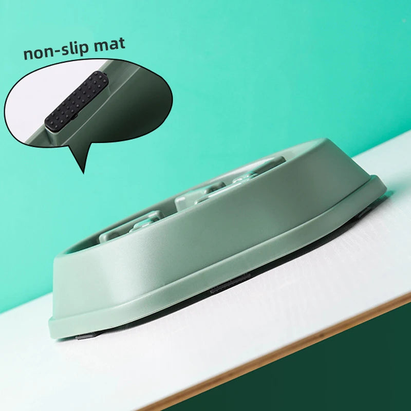 Pet Slow Feeder Bowl – Anti-Choking & Anti-Gulping
