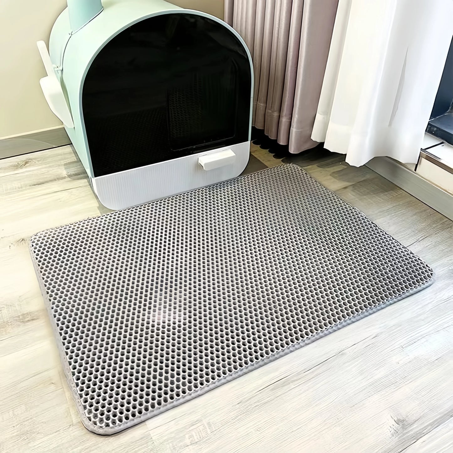 Large Cat Litter Mat – Double Layer & Waterproof