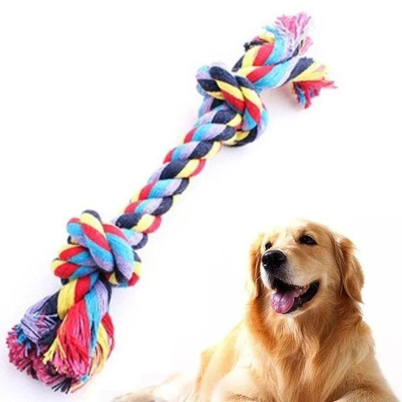 Colorful Dog Rope Toy – Durable Chew & Teething