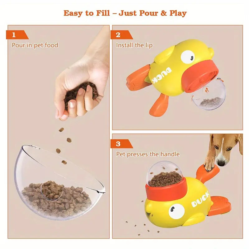 Interactive Duck Feeder Toy – Mental Stimulation