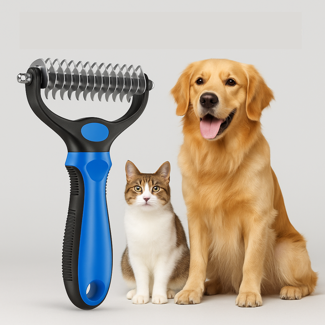 Pet Grooming Comb – Dematting & Hair Removal Brush