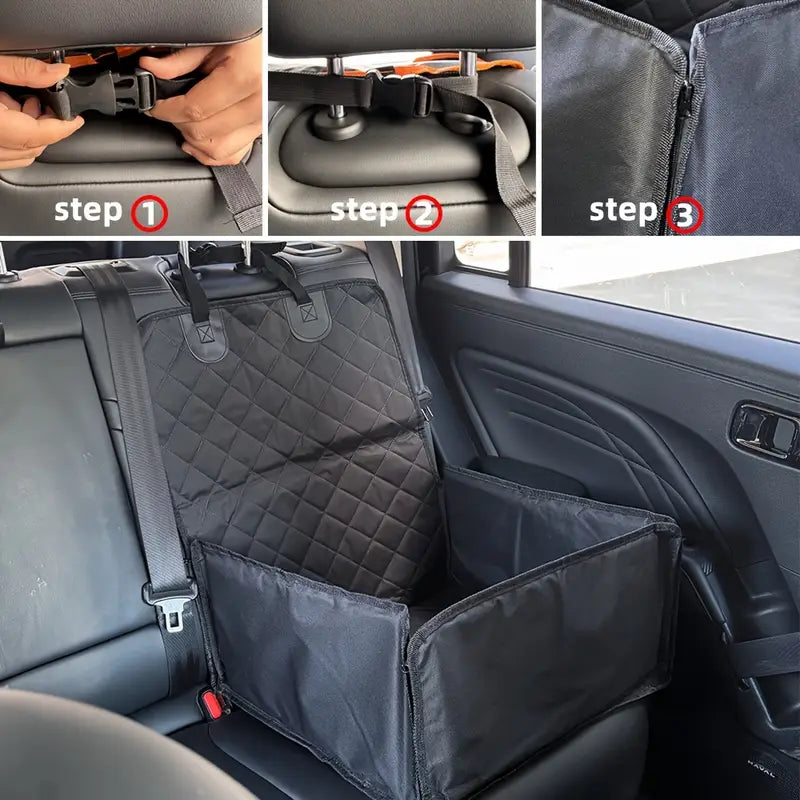 Pet Car Seat Mat – Waterproof & Washable