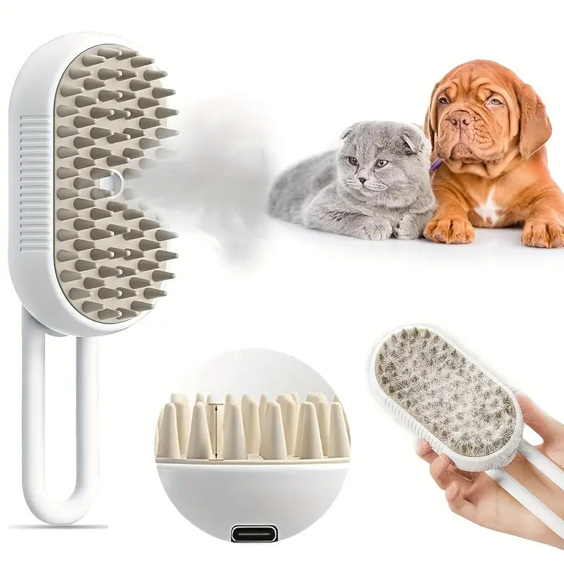 Pet Grooming Spray & Massage Comb