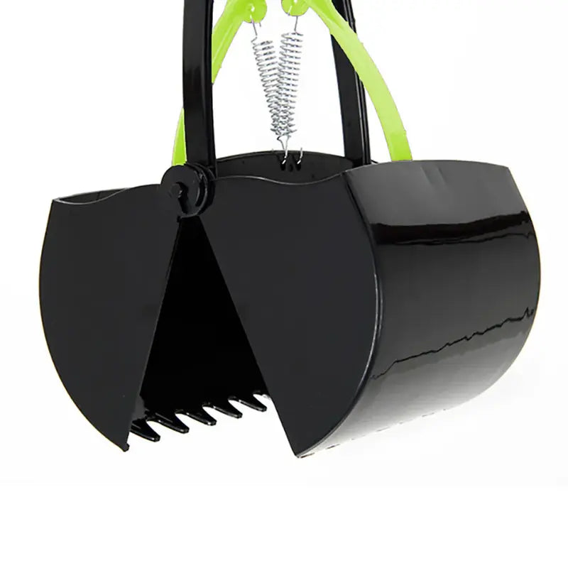 Dog Pooper Scooper – Foldable Long Handle Cleaner