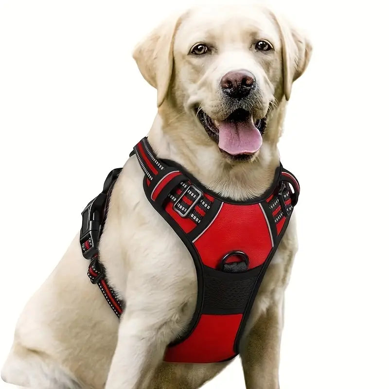 No Pull Dog Harness – Front Clip & Reflective