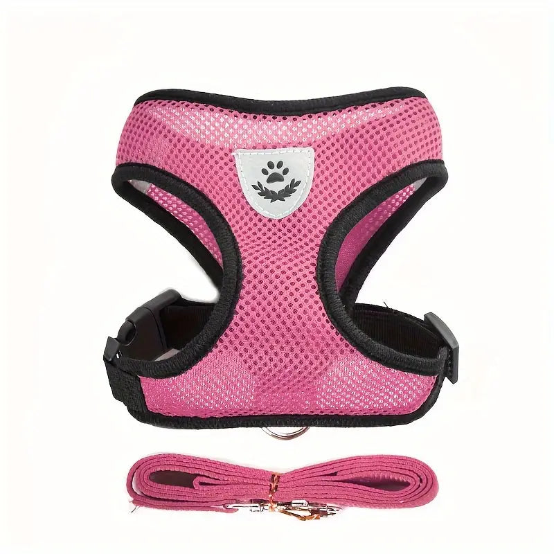 Adjustable Dog & Cat Harness – Reflective & Comfy