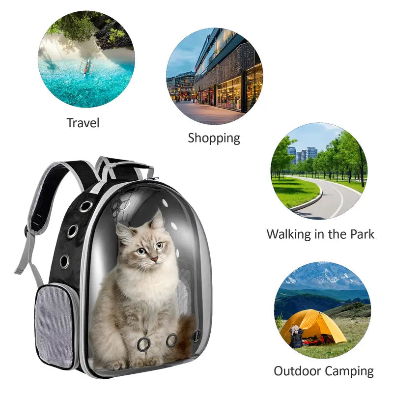 Pet Carrier Backpack – Breathable & Transparent