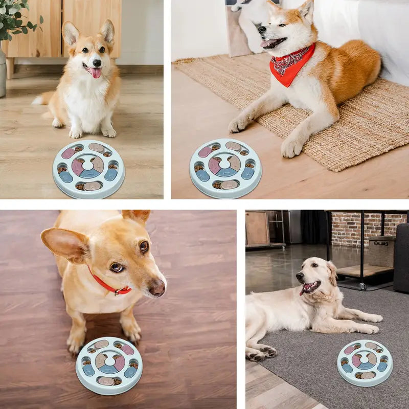 Interactive Dog Slow Feeder Bowl – Training & Anti-Boredom Toy