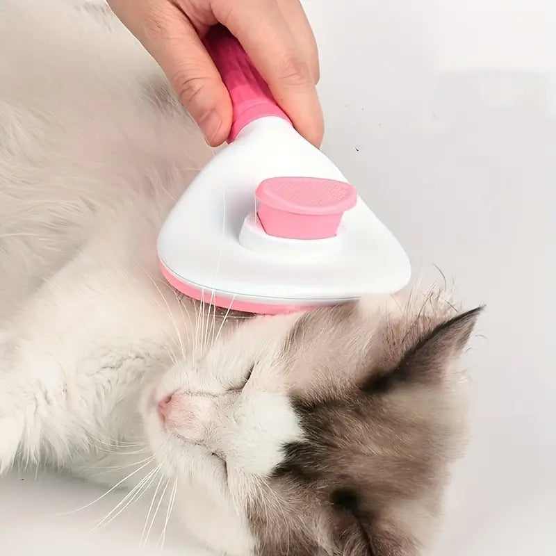 Self-Cleaning Pet Brush – Hair Remover for Dogs & Cats