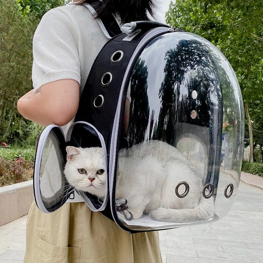 Pet Carrier Backpack – Breathable & Transparent