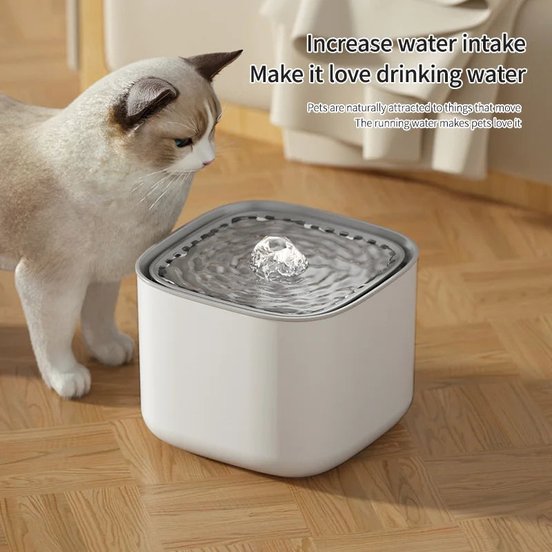 Filtered Pet Drinking Fountain 3L – Fresh Water