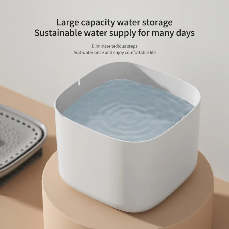 Filtered Pet Drinking Fountain 3L – Fresh Water