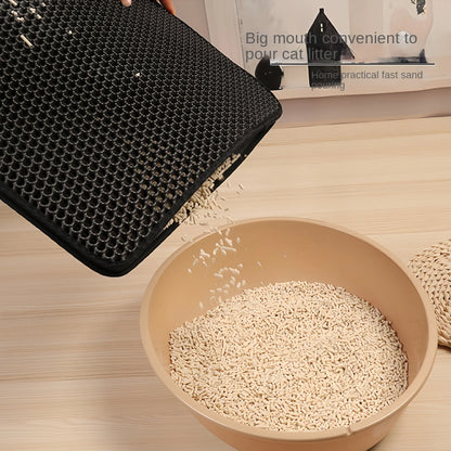 Large Cat Litter Mat – Double Layer & Waterproof