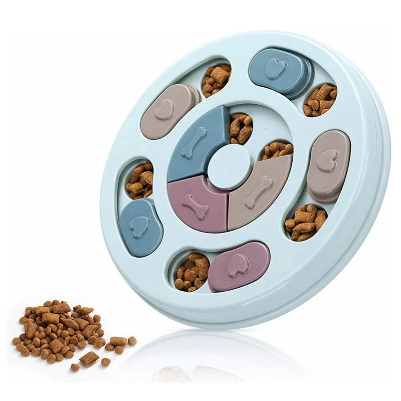 Interactive Dog Slow Feeder Bowl – Training & Anti-Boredom Toy