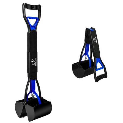 Dog Pooper Scooper – Foldable Long Handle Cleaner