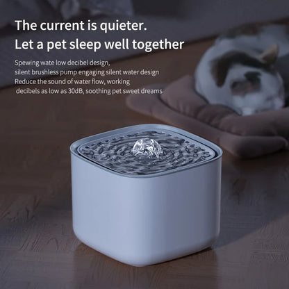 Filtered Pet Drinking Fountain 3L – Fresh Water