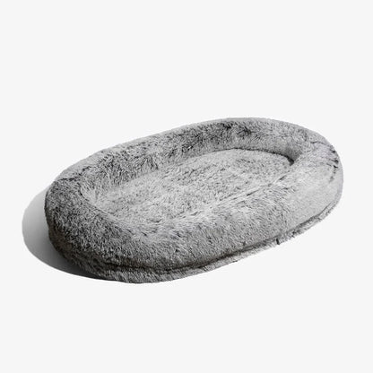 Human Dog Bed – Super Large Round Plush Bed for Pets