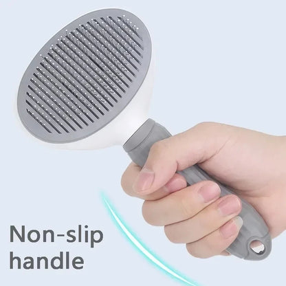 Self-Cleaning Pet Brush – Hair Remover for Dogs & Cats