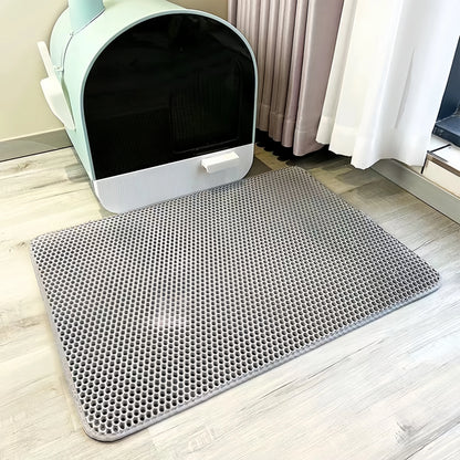 Large Cat Litter Mat – Double Layer & Waterproof