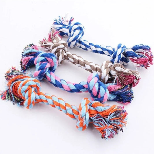 Colorful Dog Rope Toy – Durable Chew & Teething