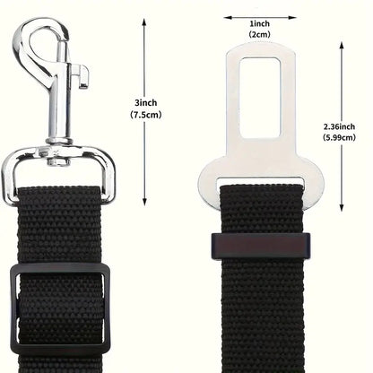 Dog Car Seat Belt – Adjustable Safety Harness