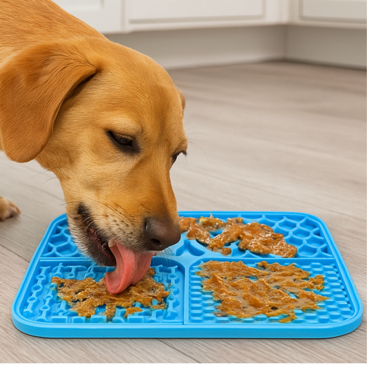 Calming Lick Mat for Dogs – Anti-Anxiety Feeder