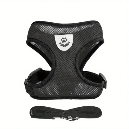 Adjustable Dog & Cat Harness – Reflective & Comfy