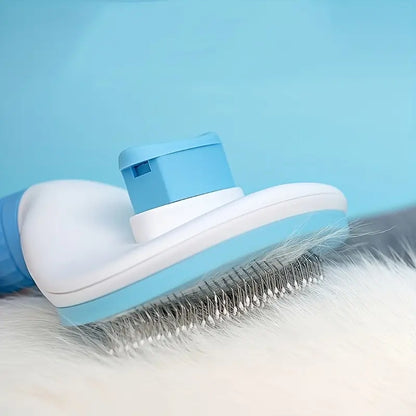 Self-Cleaning Pet Brush – Hair Remover for Dogs & Cats